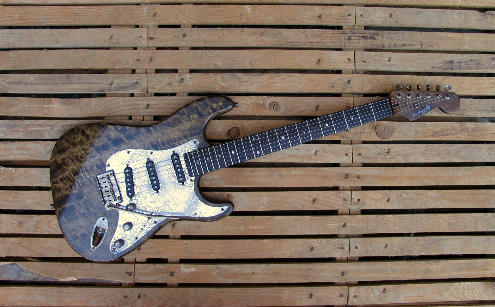 Chitarra Stratocaster in pioppo