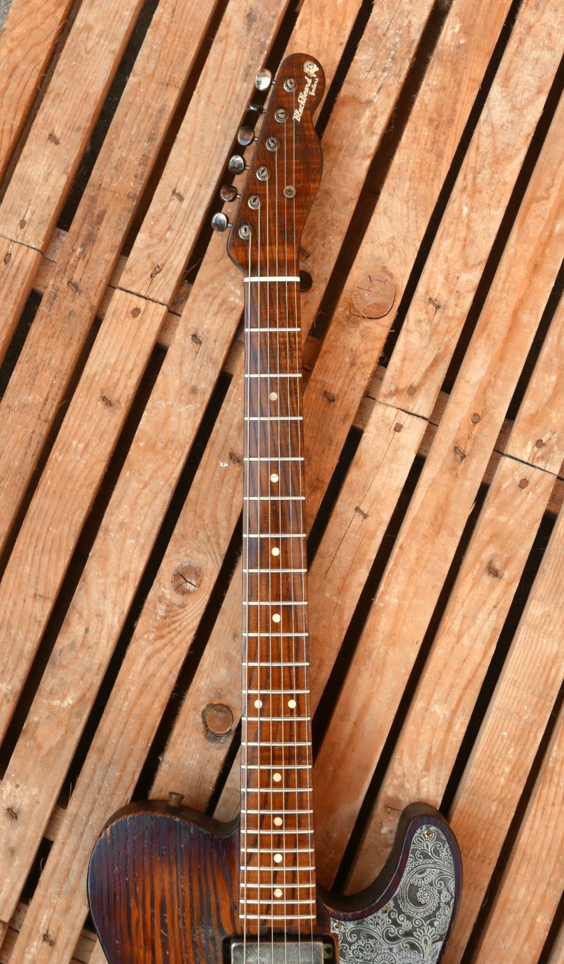 chitarra telecaster manico roasted