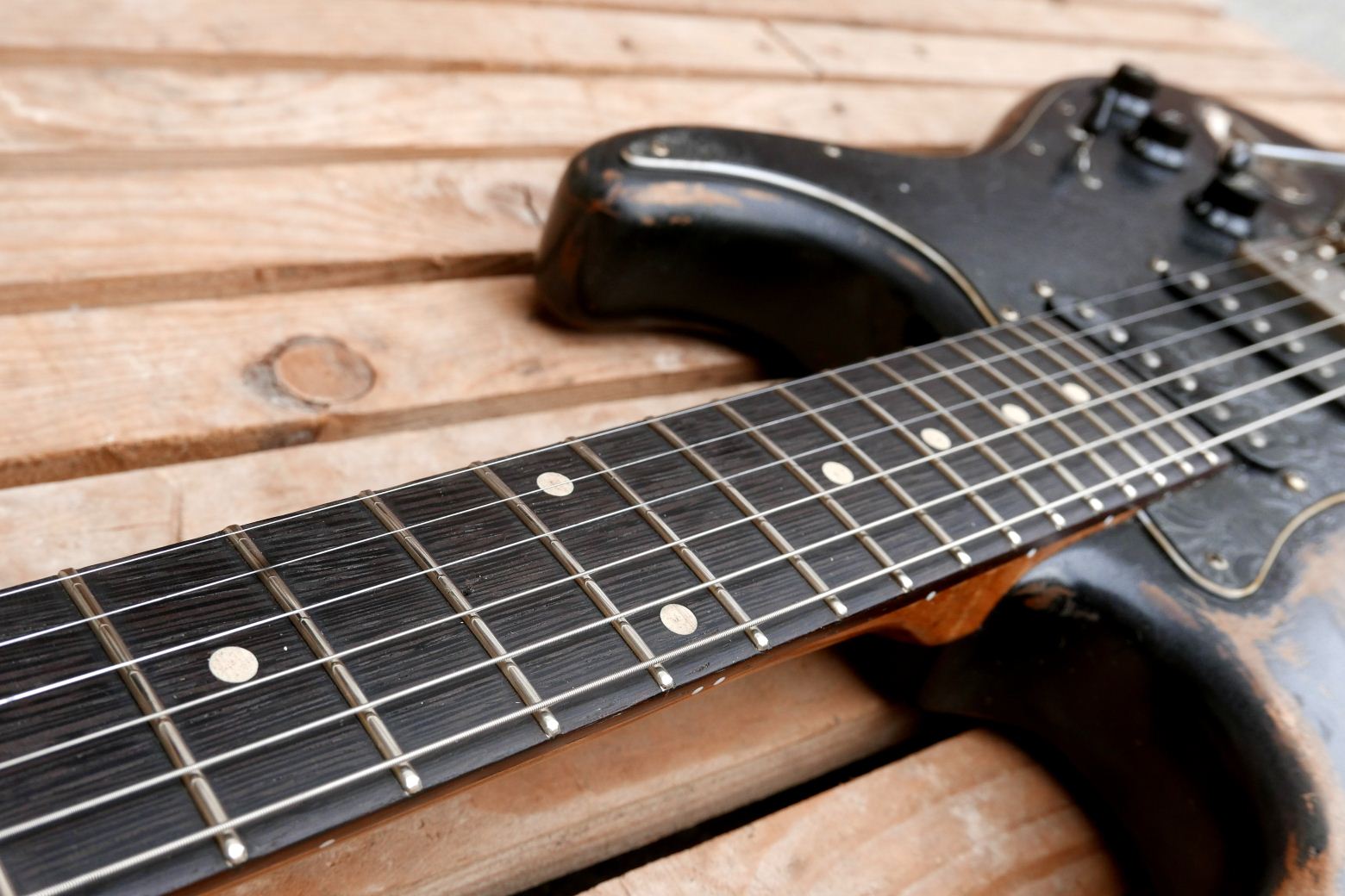 chitarra stratocaster tastiera