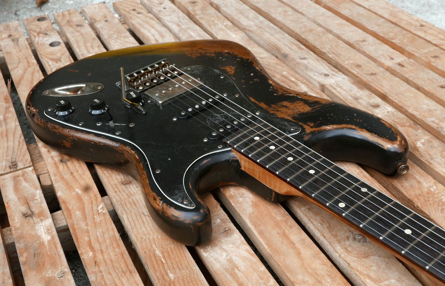 chitarra stratocaster corpo
