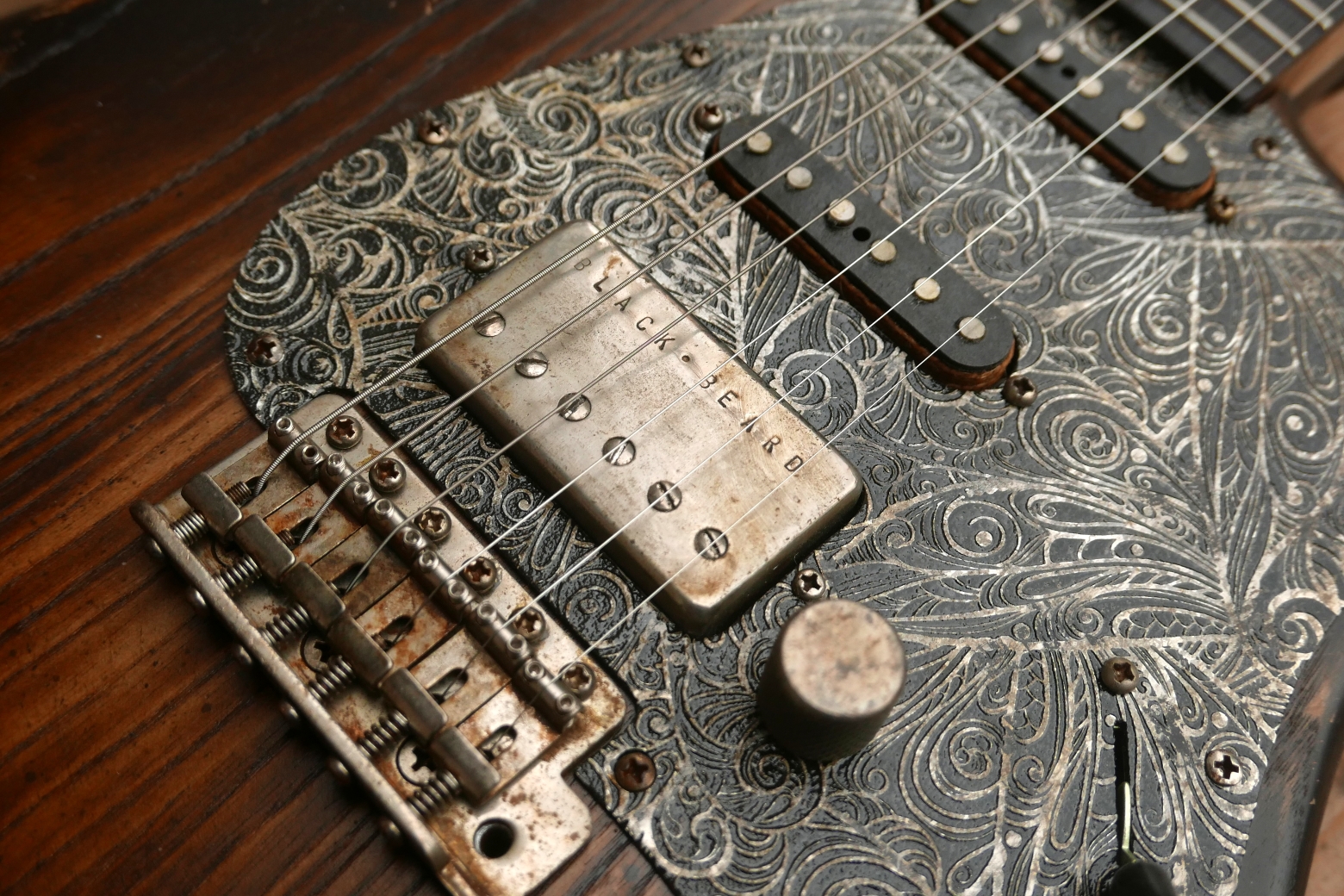 chitarra stratocaster ponte e pickups