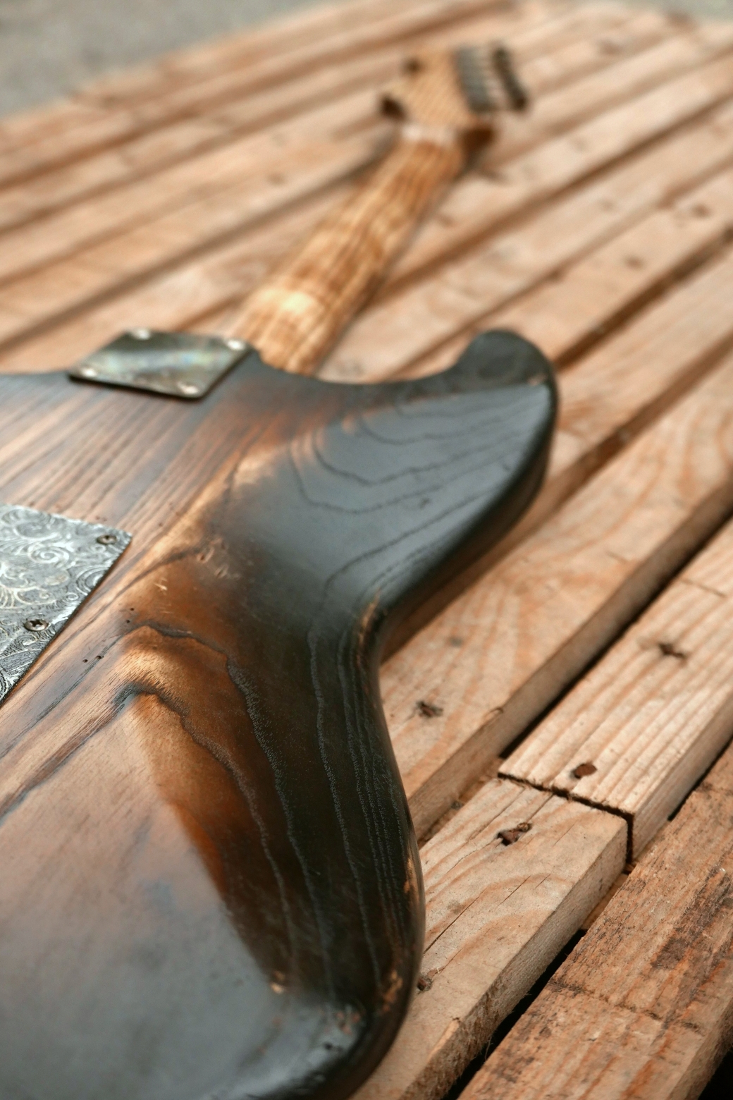 chitarra stratocaster body smusso
