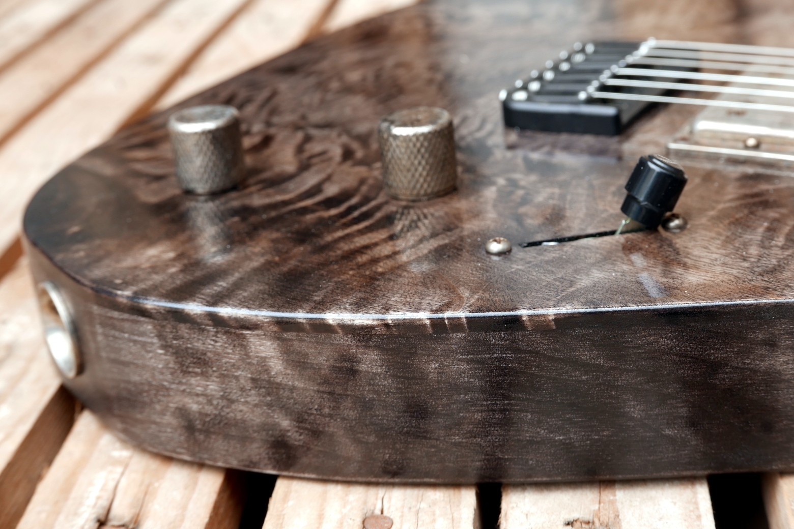 telecaster chitarra dettaglio binding