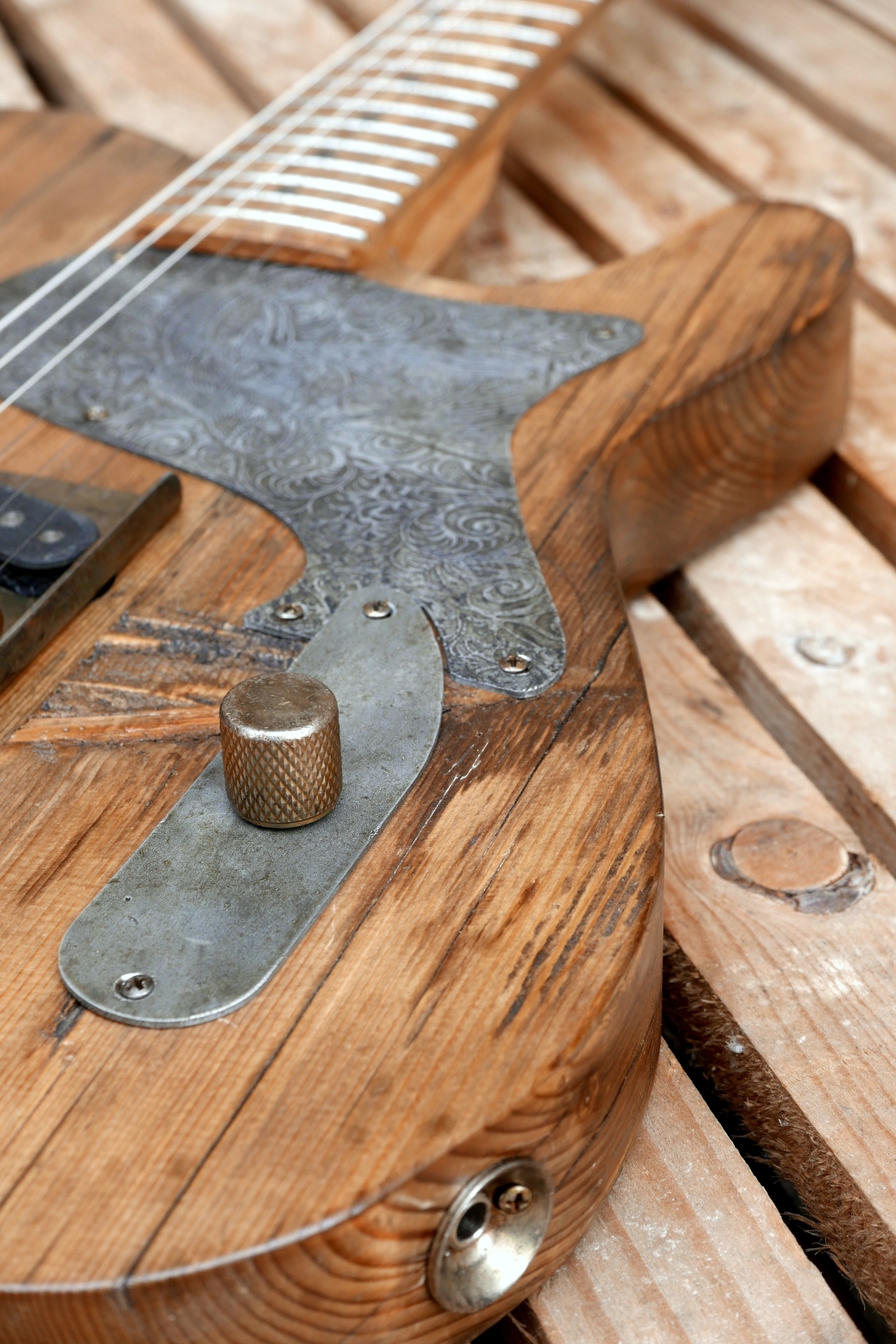 telecaster chitarra parti alluminio