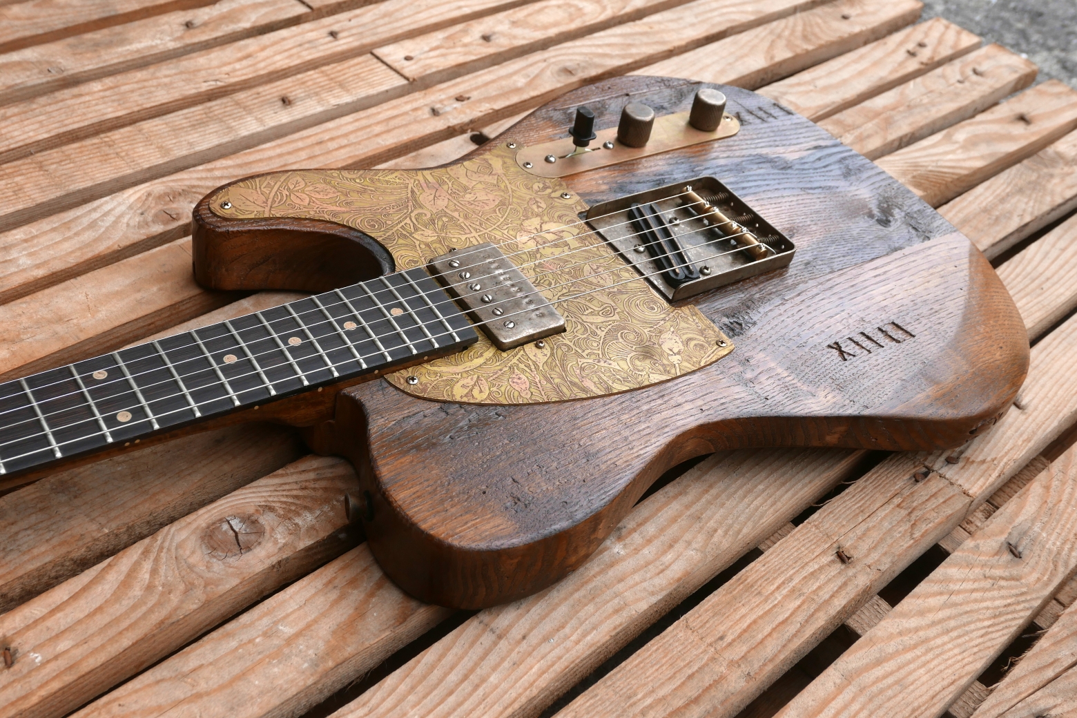 chitarra telecaster body castagno