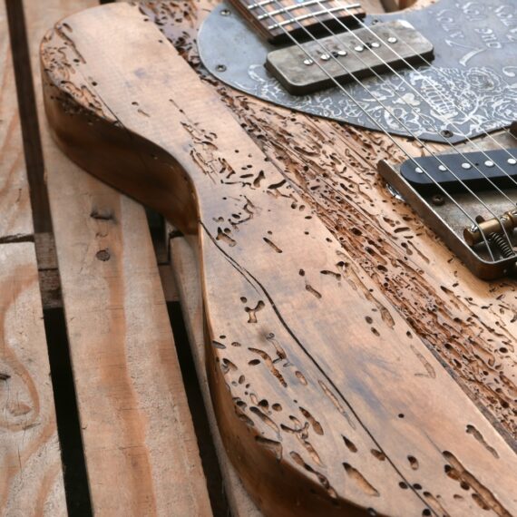 telecaster chitarra pioppo tarlato