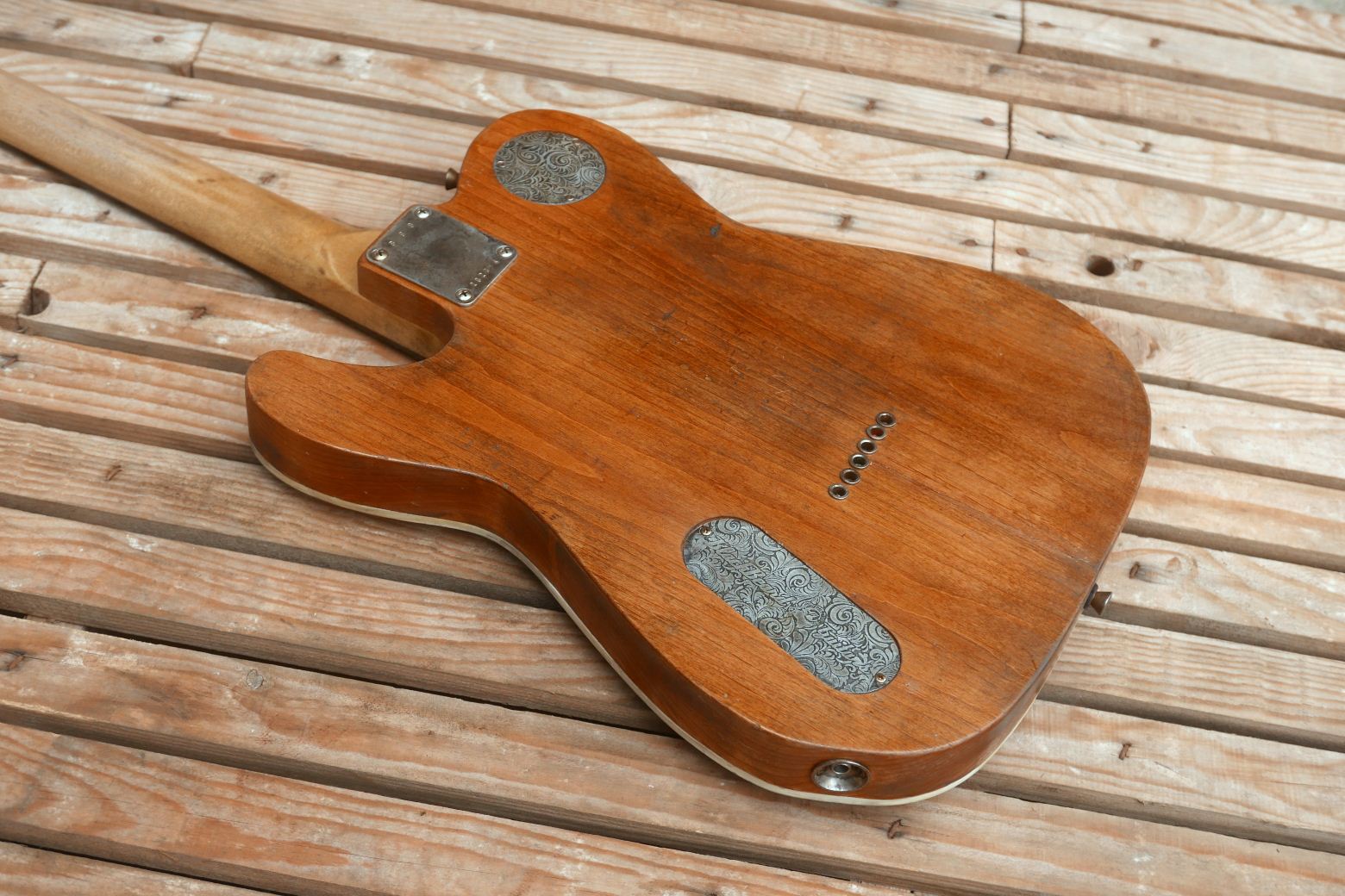 telecaster chitarra vecchie casse retro body
