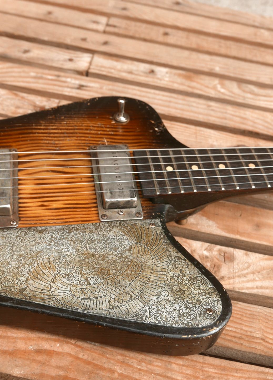 firebird guitar alluminium pickguard