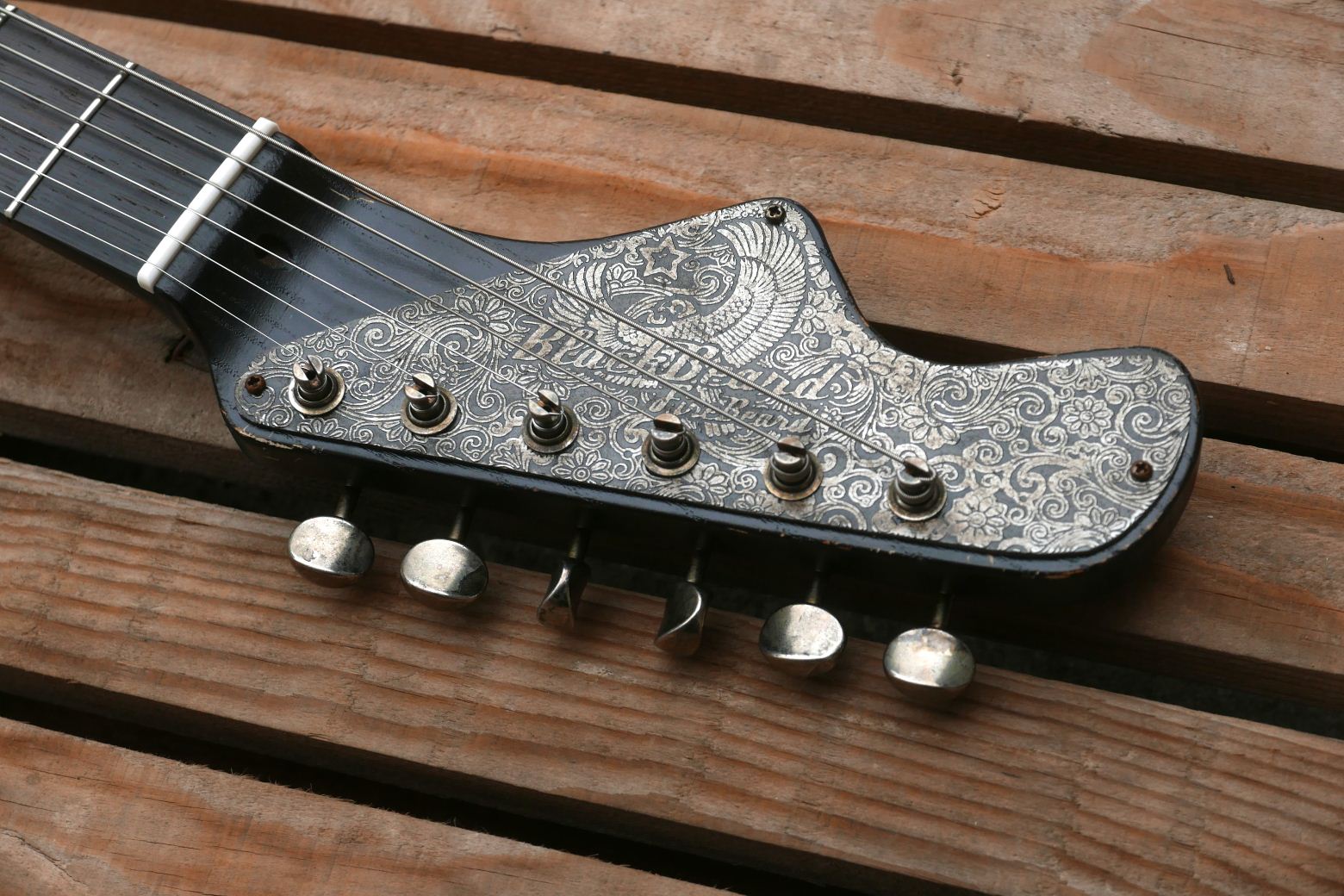 chitarra firebird paletta alluminio