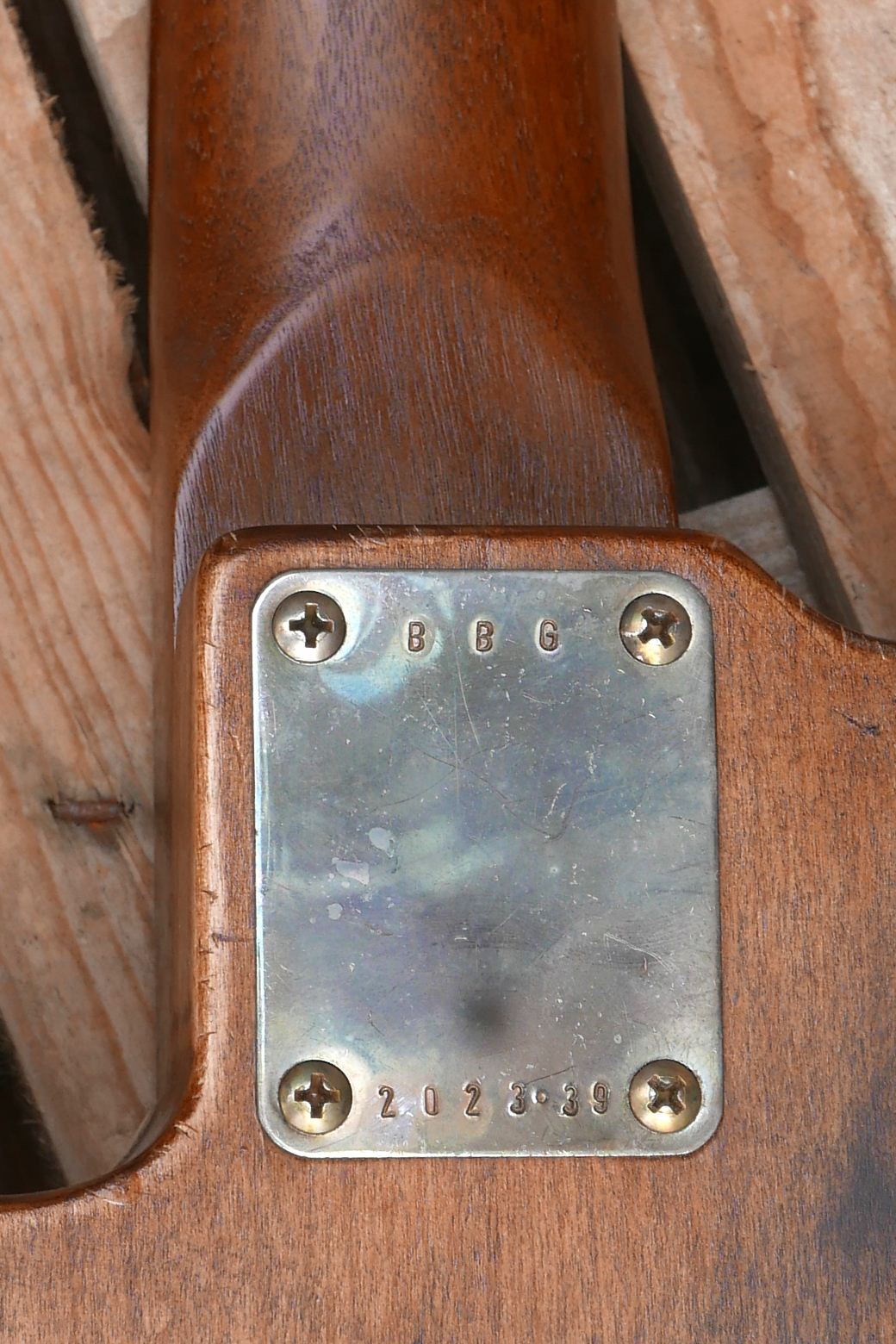 precision bass body serial number neckplate