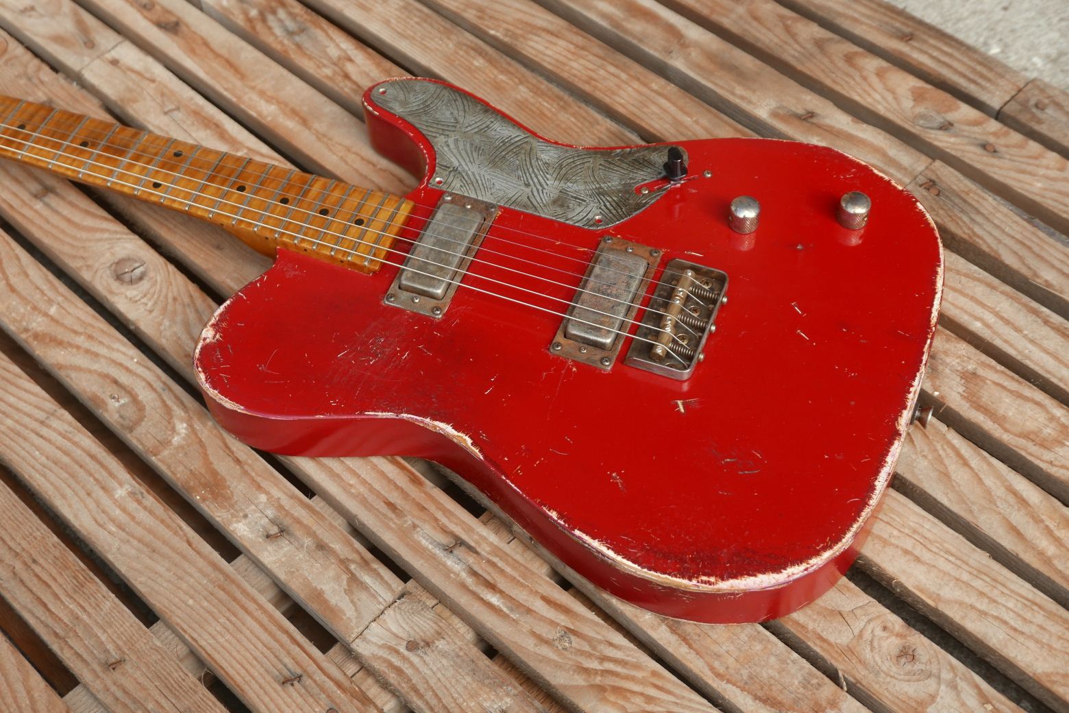 red telecaster guitar body