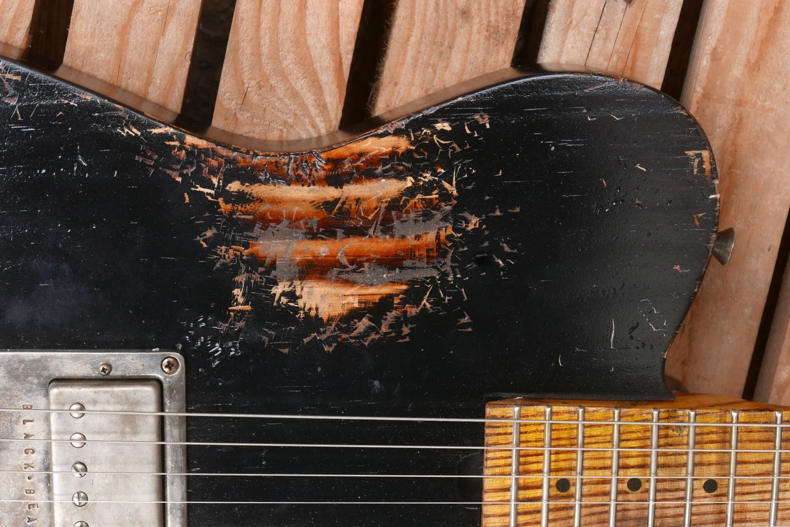 chitarra telecaster relic pino